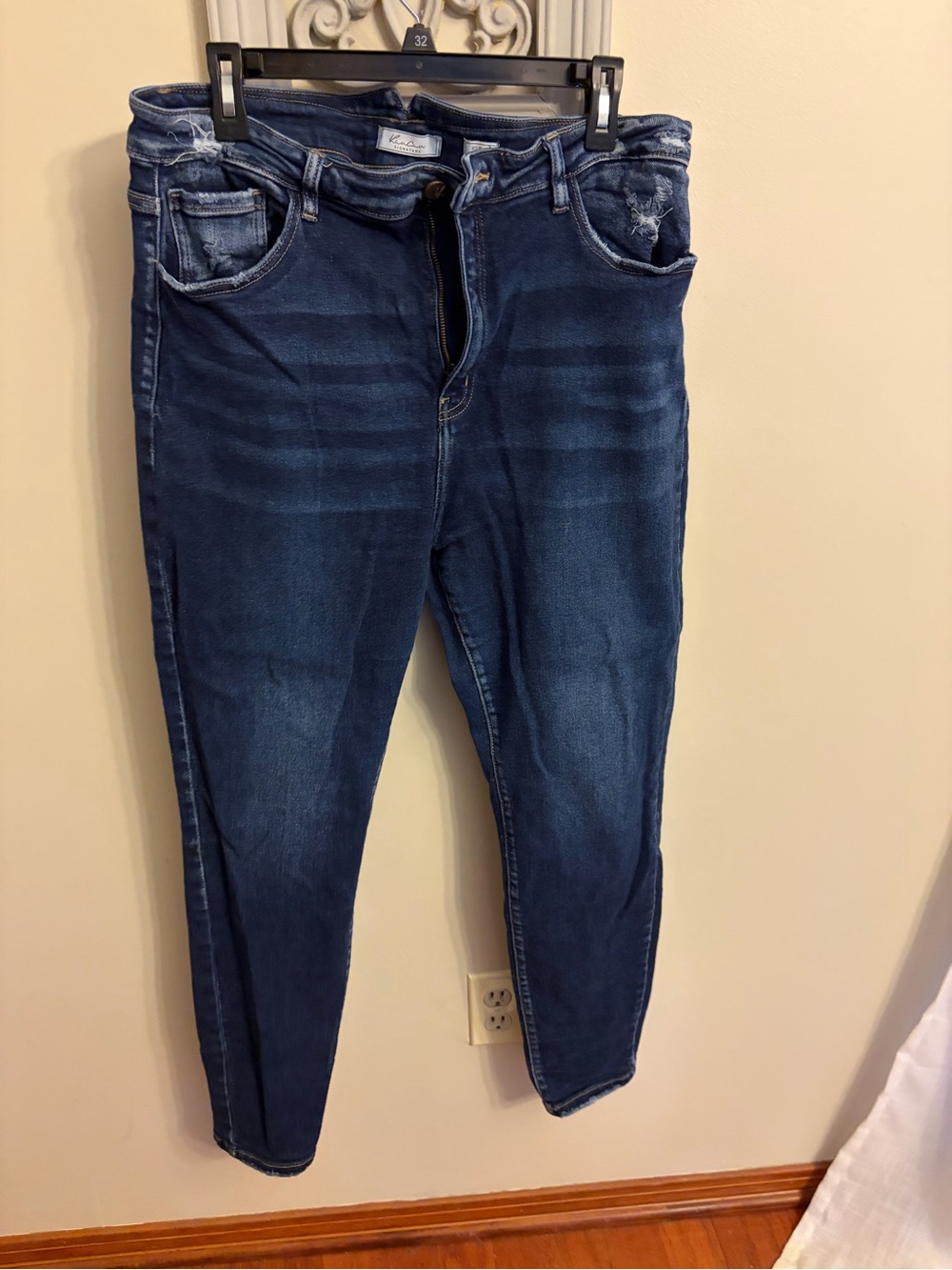 KanCan Dark Blue Skinny High-Rise Jeans